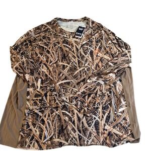 Bassdash 4XL Camo UPF 50+ UV Protection Long Sleeve Shirt Men's